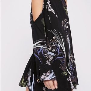 Free people floral mini dress